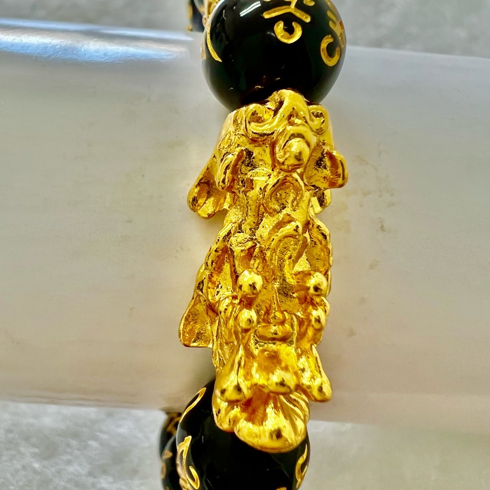 Golden Dragon Bracelet.